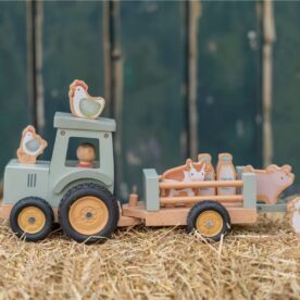 Tractor con Trailer Little Farm Little Dutch - Imagen 2