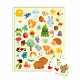 Puzzle De Imágenes De La Naturaleza Janod - Imagen 2