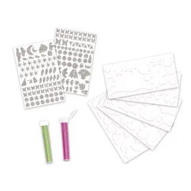 Kit Creativo - Pegatinas y arena Phospho Magic Fairies Janod - Imagen 4