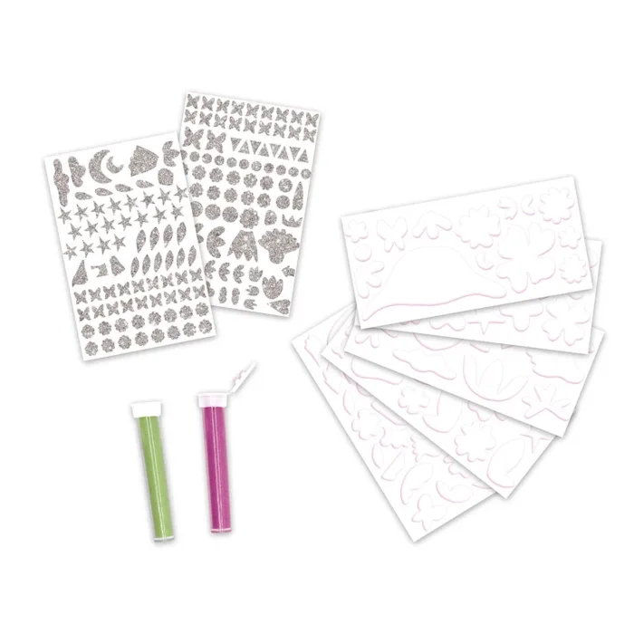 Kit Creativo - Pegatinas y arena Phospho Magic Fairies Janod - Imagen 4