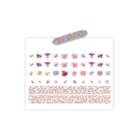 Pegatinas para uñas Plumas Djeco - Imagen 2
