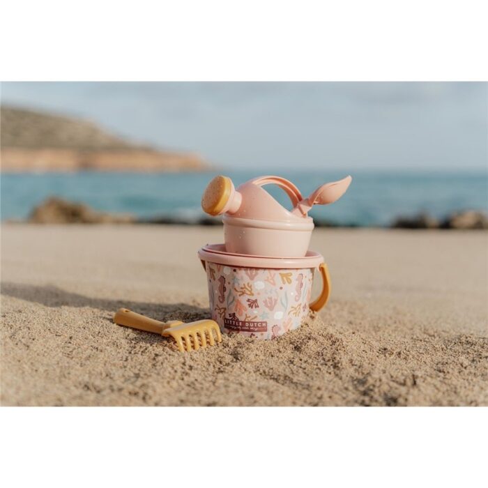 Set playa 5 piezas Ocean Dreams rosa LITTLE DUTCH - Imagen 2