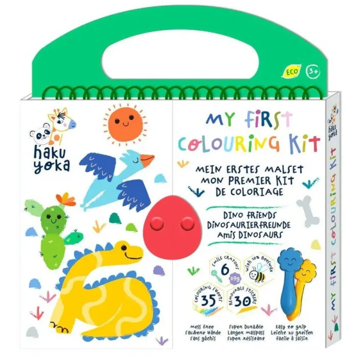 MI PRIMER KIT PARA COLOREAR HAKU YOKA · DINO FRIENDS