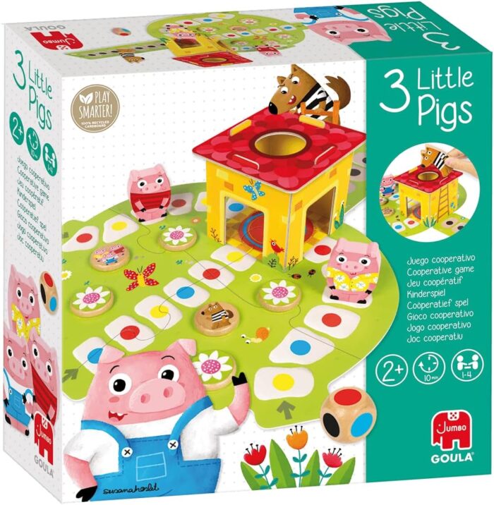 Juego de Mesa Cooperativo los 3 Cerditos