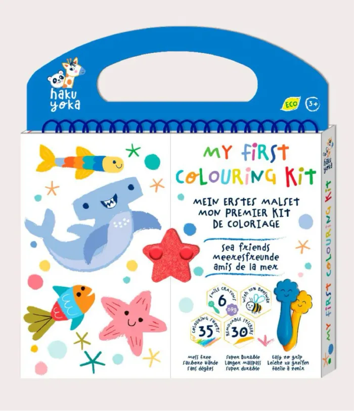 MI PRIMER KIT PARA COLOREAR HAKU YOKA · SEA FRIENDS