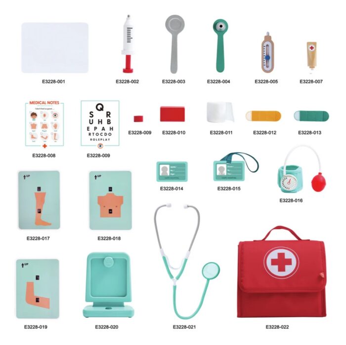 JUEGO DE DOCTOR Y DOCTORA PARA PEQUES HAPE - Imagen 3
