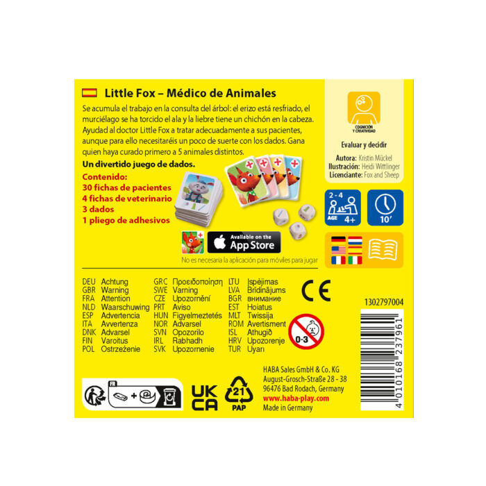Little Fox: Médico de animales Haba - Imagen 3