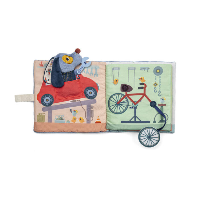 Libro de actividades "el garaje de jules" Lilliputiens - Imagen 2