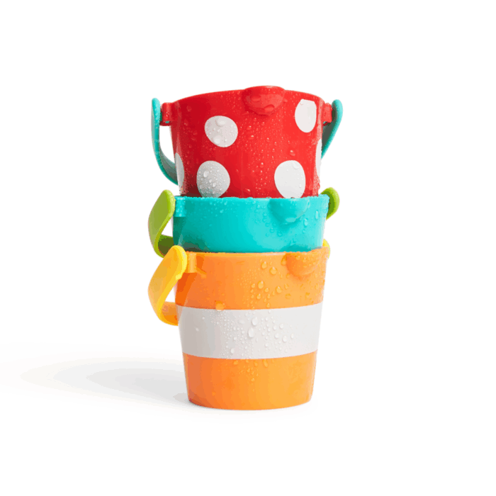 Juego de cubos alegres Hape - Imagen 2