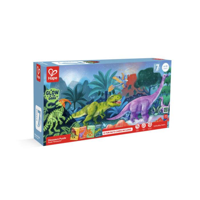 Puzle Dinosaurios 200 piezas (1,5m) Hape - Imagen 4