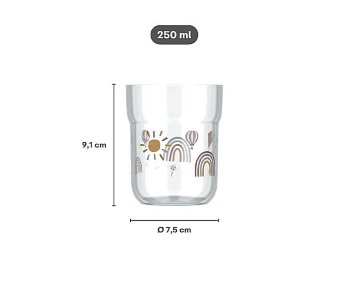 Vaso Infantil Mio Sunshine & Rainbow 250 ml - Imagen 3
