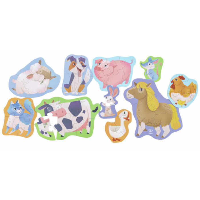 Rompecabezas de amigos de la granja Hape