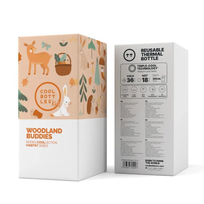 Botella Kiddies 350ml WOODLAND BUDDIES - Imagen 4