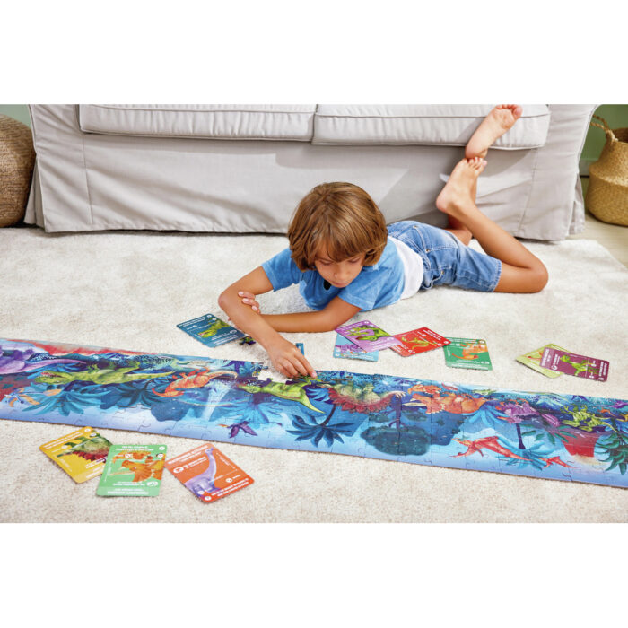 Puzle Dinosaurios 200 piezas (1,5m) Hape - Imagen 2