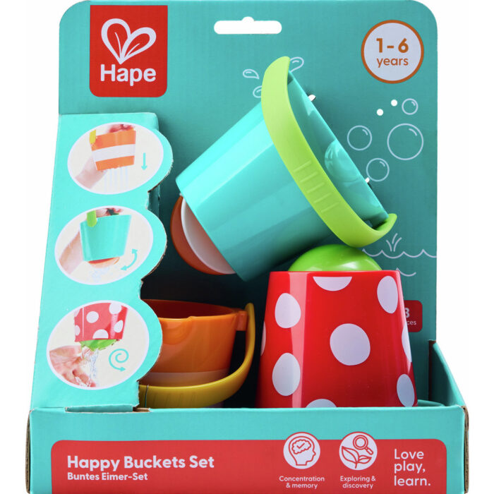 Juego de cubos alegres Hape - Imagen 4
