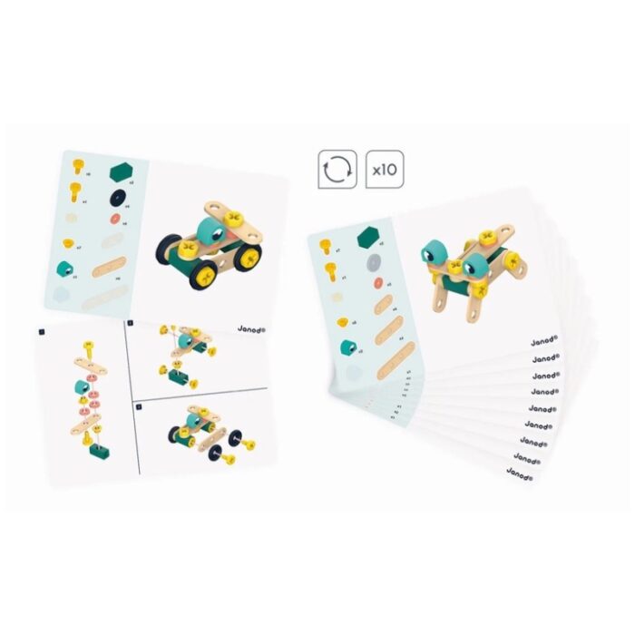 BRICO´KIDS - BOTE 50 PIEZAS - JANOD - Imagen 6