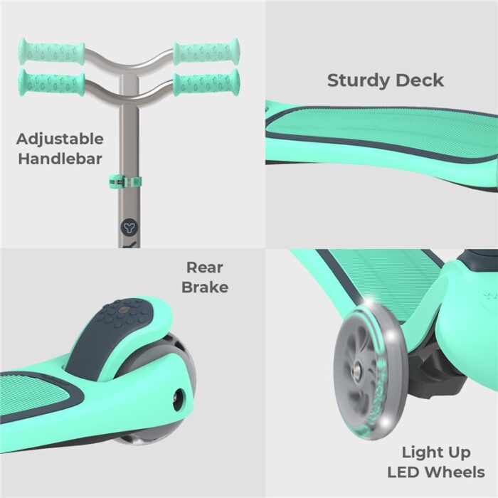 Patinete Air Verde Yvolution - Imagen 4