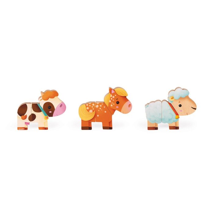 3 Animales Divertidos Magnéticos – Granja - Imagen 2