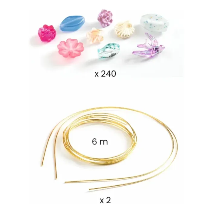 Kit DIY - Dúo de diademas | Azul Djeco - Imagen 2