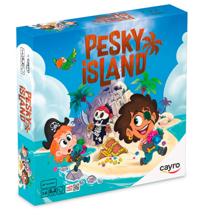 Pesky Island - juego de mesa de recolección de gemas Cayro