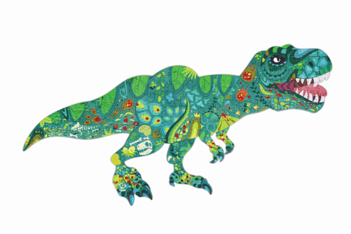 Puzzle de Suelo Brillante de Dinosaurios - 200 pzs Hape - Imagen 2