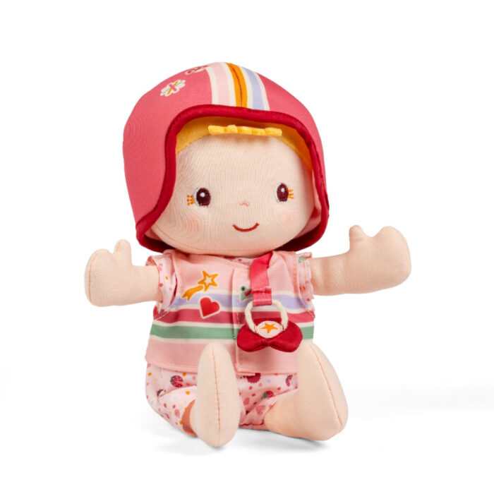 Muñeca de tela Lena y asiento de bicicleta. Lilliputiens - Imagen 3