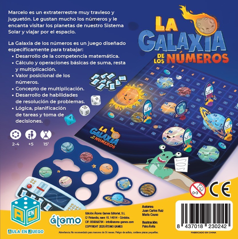 LA GALAXIA DE LOS NÚMEROS ÁTOMO - Imagen 3