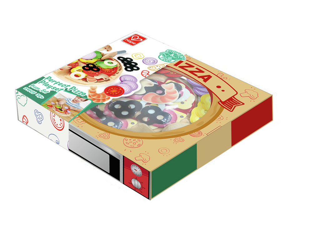 Set de pizza con ingredientes Hape - Imagen 2