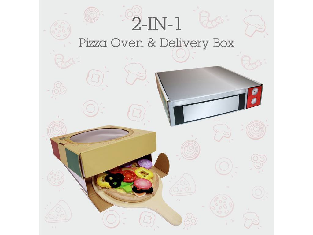 Set de pizza con ingredientes Hape - Imagen 3