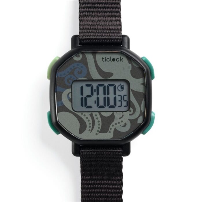 Reloj digital Black octopus - Djeco