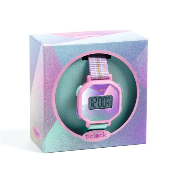 Reloj digital Purple prisma - Djeco - Imagen 2