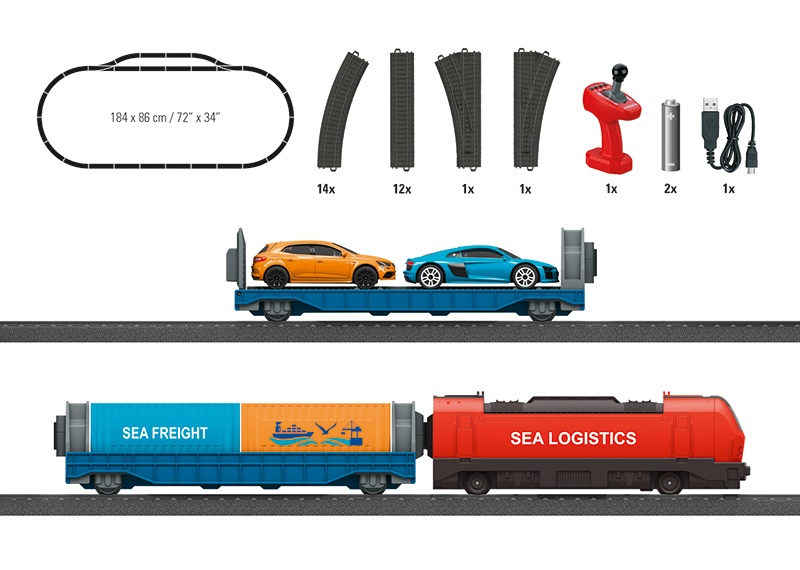 Caja Ini. ”Logistica Portuaria RENFE” Marklin My World - Imagen 2