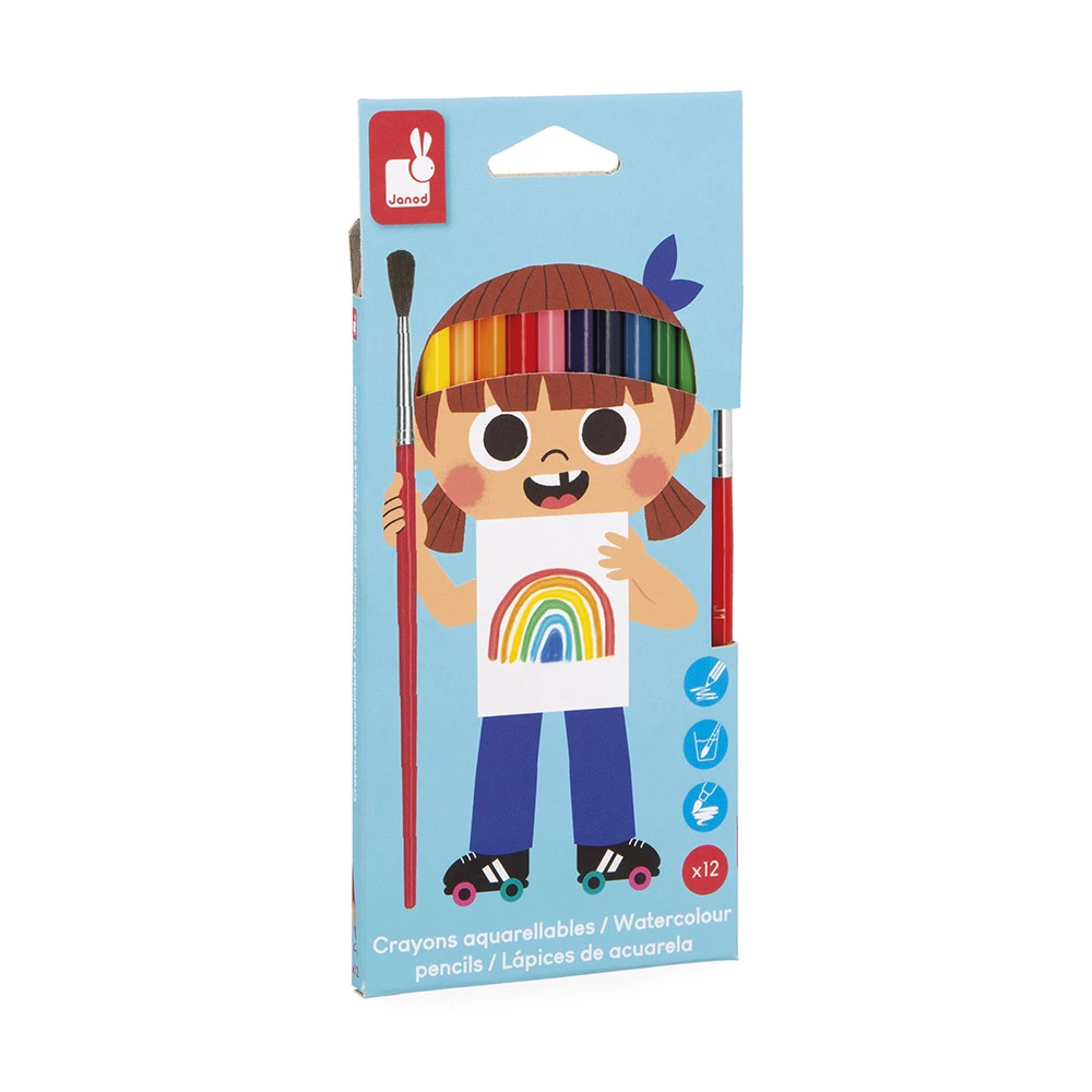 Lápices de acuarela x12 Janod