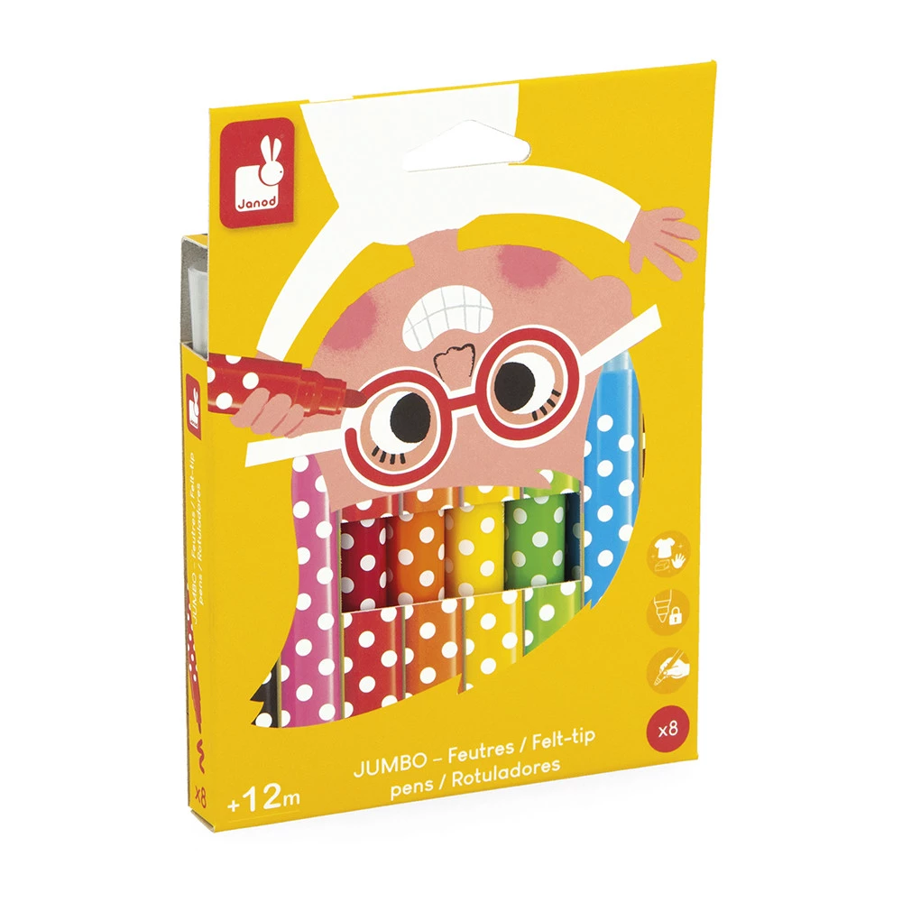 Fieltros Jumbo x8 Janod