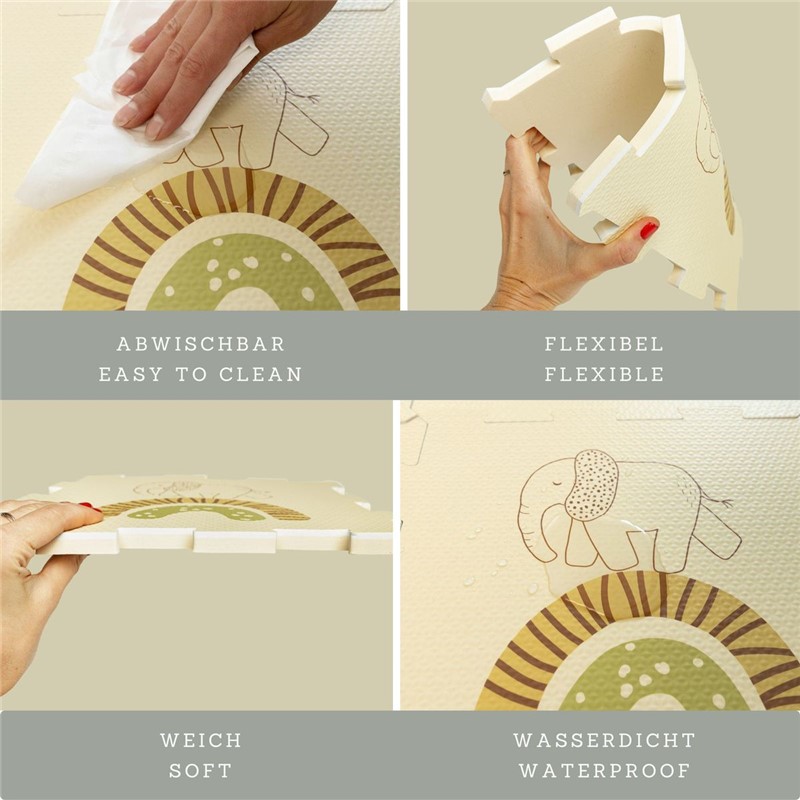 ALFOMBRA PUZLE SAFARI 90X90 - Imagen 2