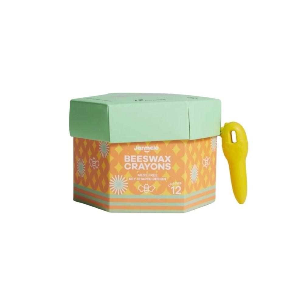 Caja Crayones KEY de Cera de Abeja (12 ud.) Jarmelo - Imagen 2